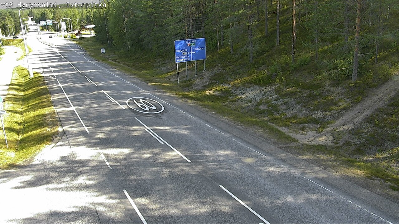 Kelikamerat Kuva Tie 5 Hyrynsalmi, Istonpitkä, Hyrynsalmi, Kainuu