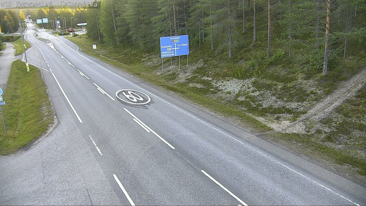 Kelikamerat Kuva Tie 5 Hyrynsalmi, Istonpitkä, Hyrynsalmi, Kainuu