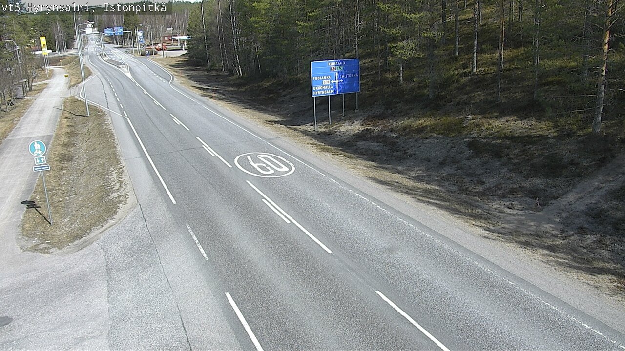 Kelikamerat Kuva Tie 5 Hyrynsalmi, Istonpitkä, Hyrynsalmi, Kainuu