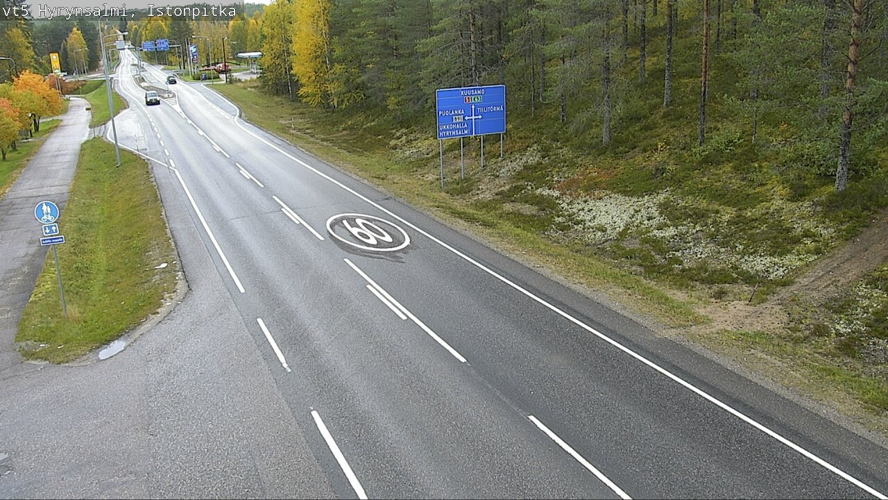 Kelikamerat Kuva Tie 5 Hyrynsalmi, Istonpitkä, Hyrynsalmi, Kainuu