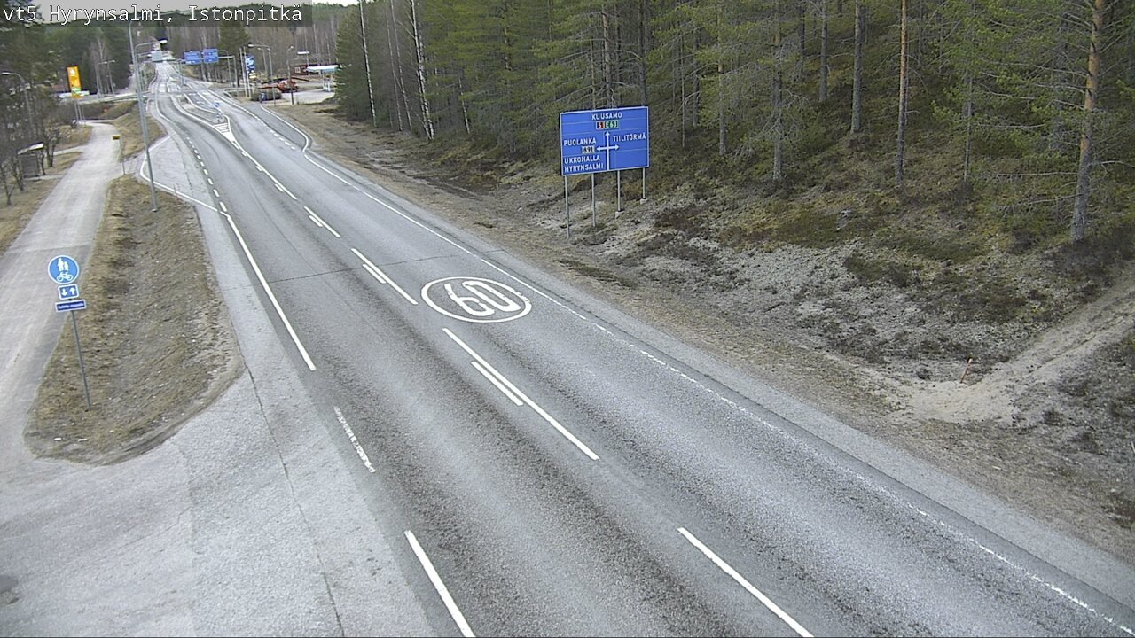 Kelikamerat Kuva Tie 5 Hyrynsalmi, Istonpitkä, Hyrynsalmi, Kainuu