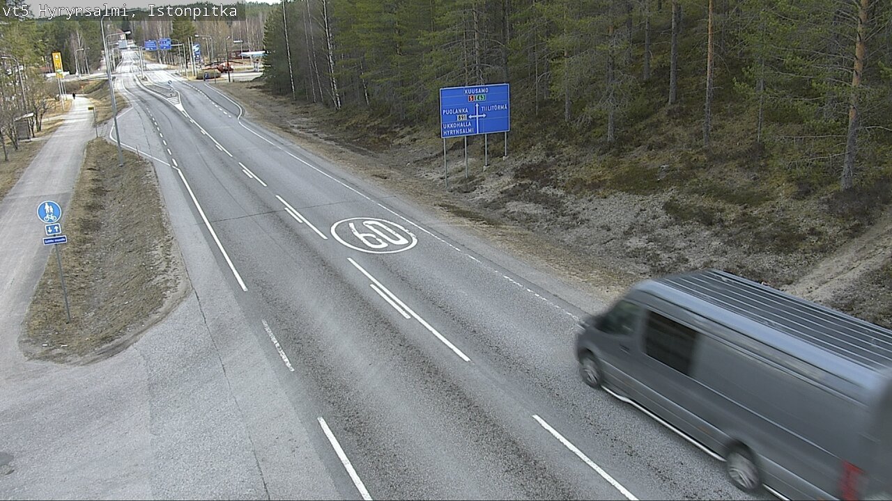 Kelikamerat Kuva Tie 5 Hyrynsalmi, Istonpitkä, Hyrynsalmi, Kainuu