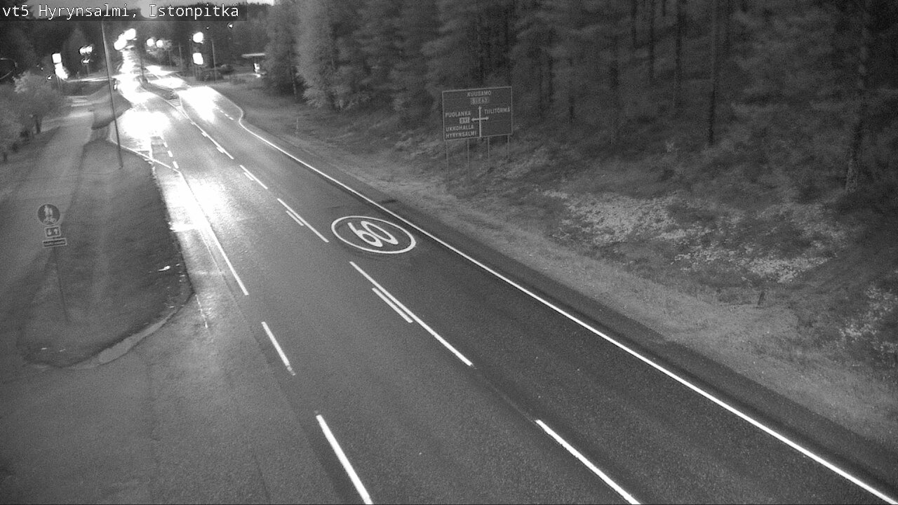Kelikamerat Kuva Tie 5 Hyrynsalmi, Istonpitkä, Hyrynsalmi, Kainuu