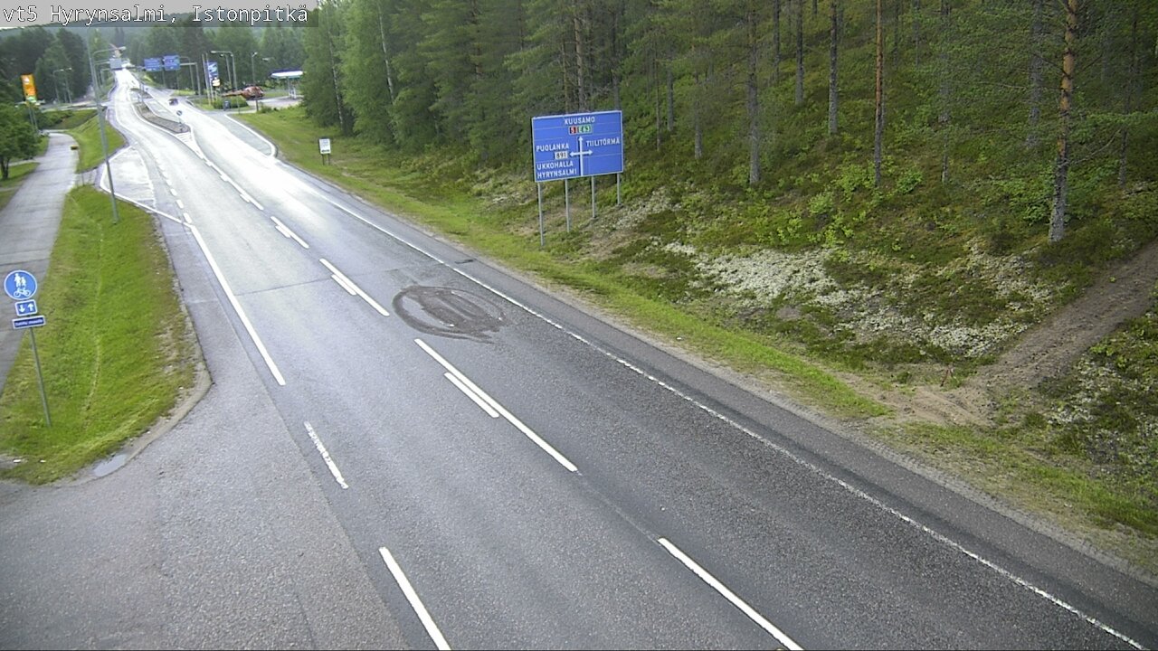 Kelikamerat Kuva Tie 5 Hyrynsalmi, Istonpitkä, Hyrynsalmi, Kainuu