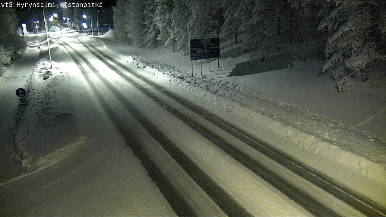 Kelikamerat Kuva Tie 5 Hyrynsalmi, Istonpitkä, Hyrynsalmi, Kainuu