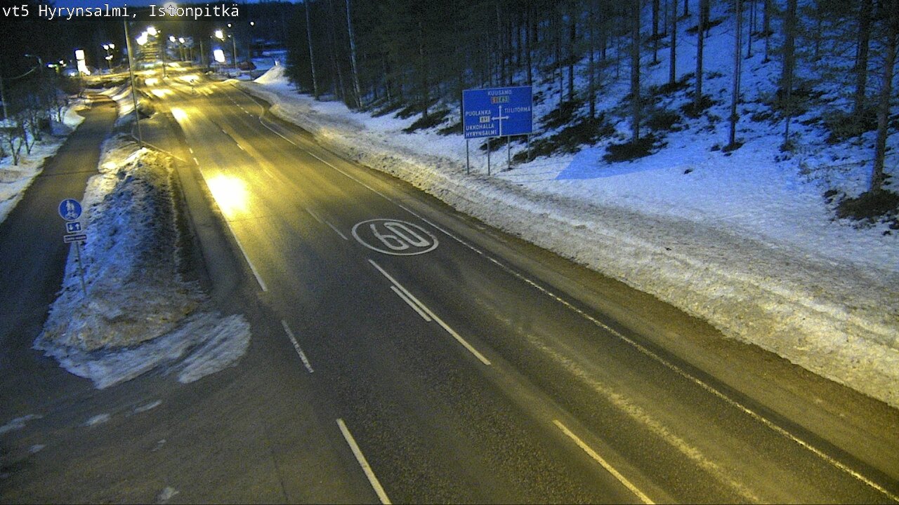 Kelikamerat Kuva Tie 5 Hyrynsalmi, Istonpitkä, Hyrynsalmi, Kainuu