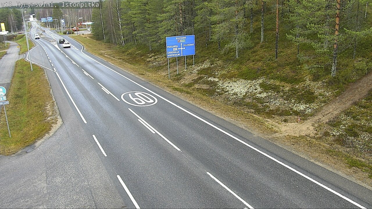 Kelikamerat Kuva Tie 5 Hyrynsalmi, Istonpitkä, Hyrynsalmi, Kainuu