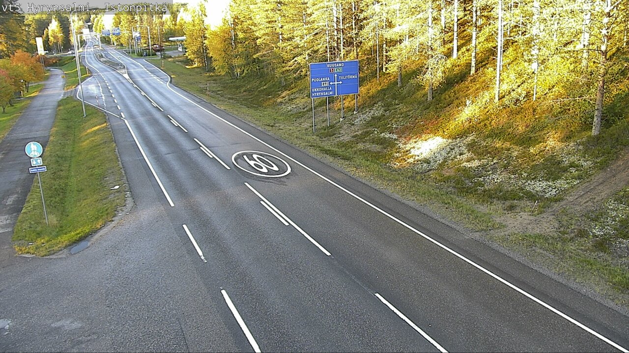 Kelikamerat Kuva Tie 5 Hyrynsalmi, Istonpitkä, Hyrynsalmi, Kainuu