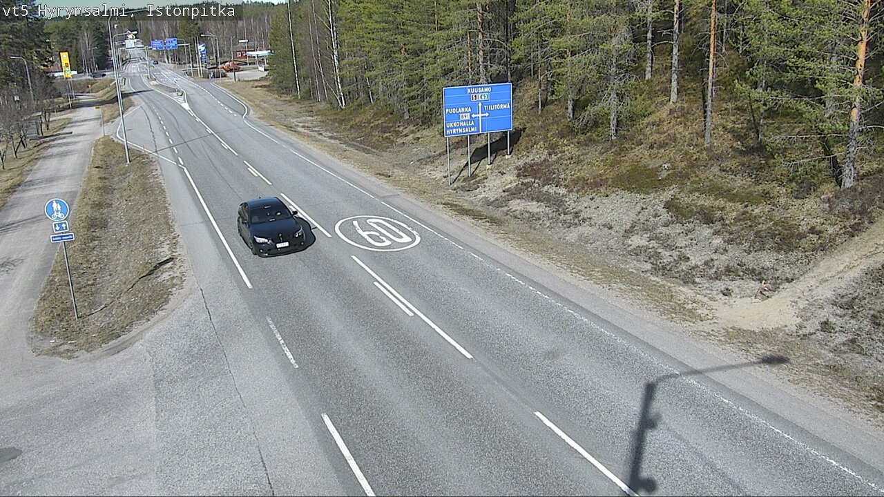 Kelikamerat Kuva Tie 5 Hyrynsalmi, Istonpitkä, Hyrynsalmi, Kainuu