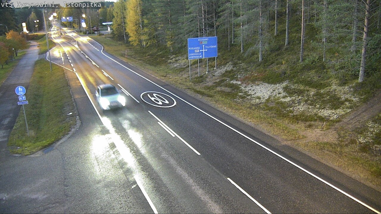 Kelikamerat Kuva Tie 5 Hyrynsalmi, Istonpitkä, Hyrynsalmi, Kainuu