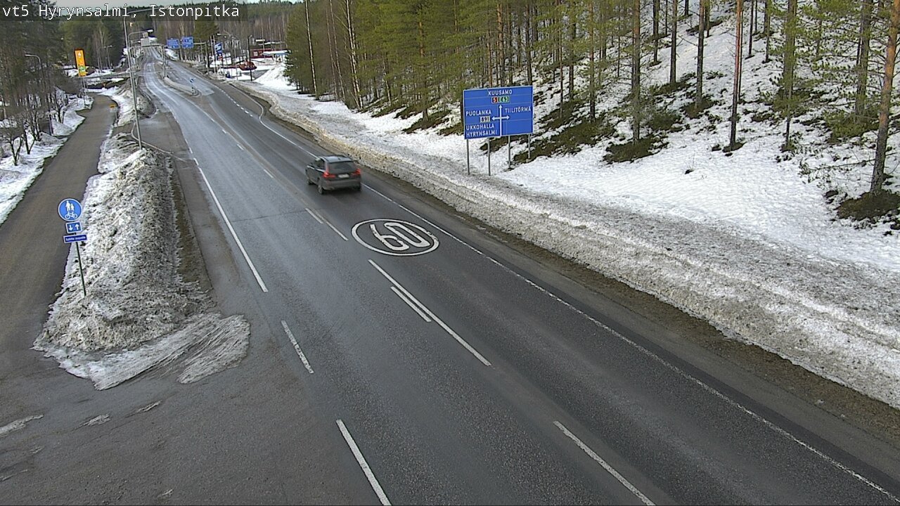 Kelikamerat Kuva Tie 5 Hyrynsalmi, Istonpitkä, Hyrynsalmi, Kainuu