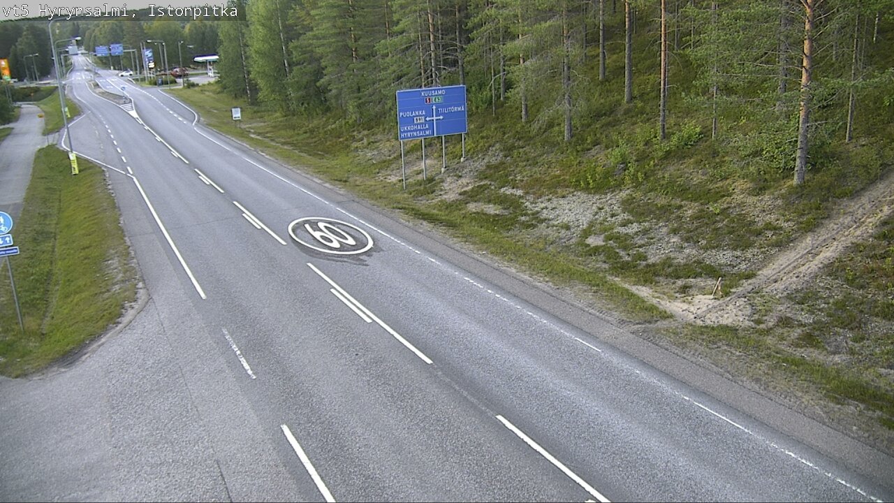 Kelikamerat Kuva Tie 5 Hyrynsalmi, Istonpitkä, Hyrynsalmi, Kainuu