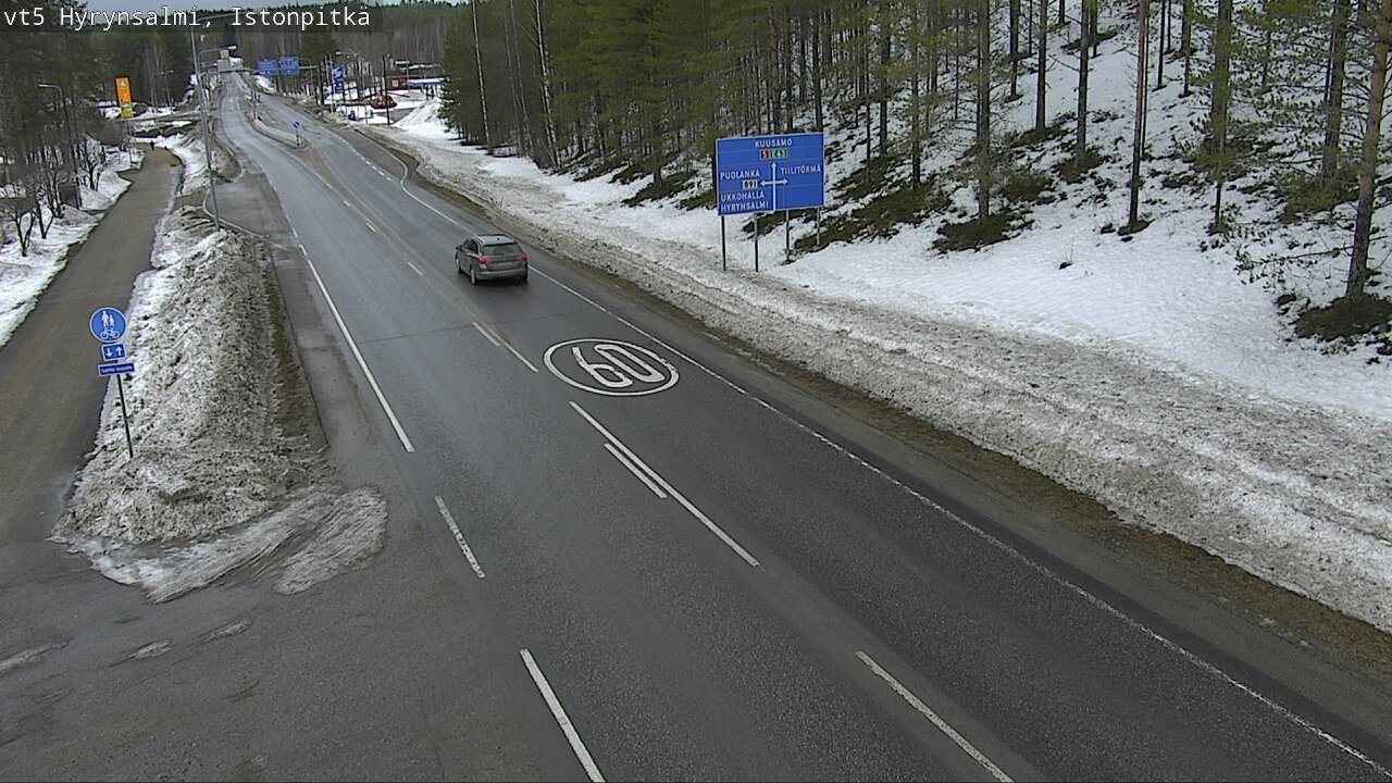 Kelikamerat Kuva Tie 5 Hyrynsalmi, Istonpitkä, Hyrynsalmi, Kainuu