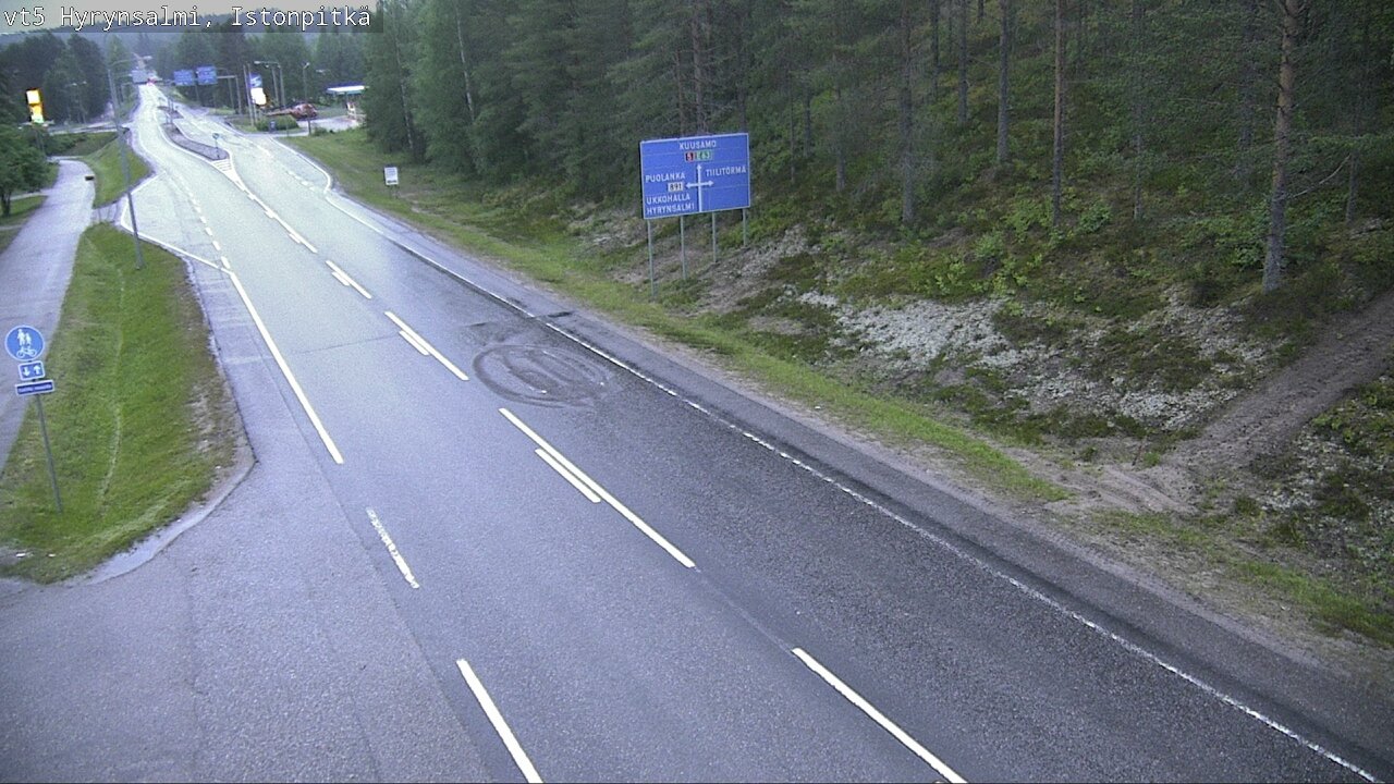 Kelikamerat Kuva Tie 5 Hyrynsalmi, Istonpitkä, Hyrynsalmi, Kainuu
