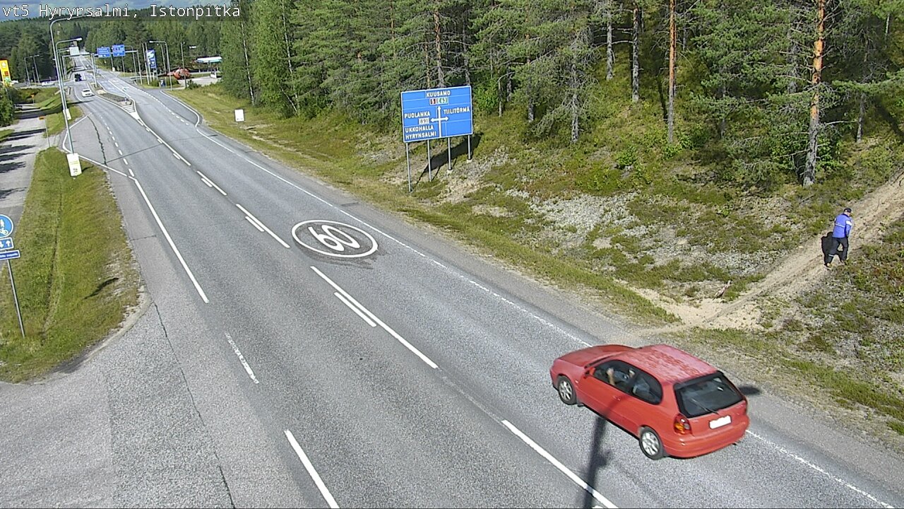 Kelikamerat Kuva Tie 5 Hyrynsalmi, Istonpitkä, Hyrynsalmi, Kainuu