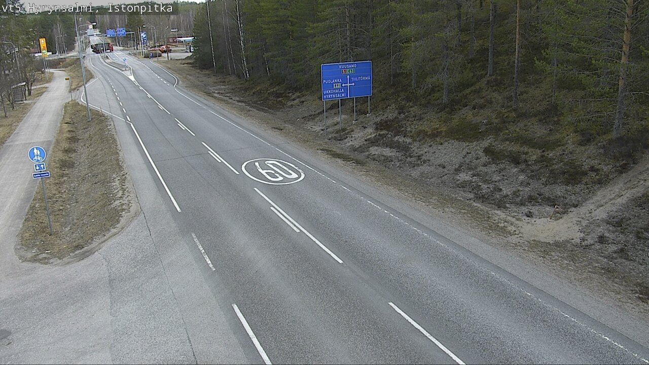 Kelikamerat Kuva Tie 5 Hyrynsalmi, Istonpitkä, Hyrynsalmi, Kainuu