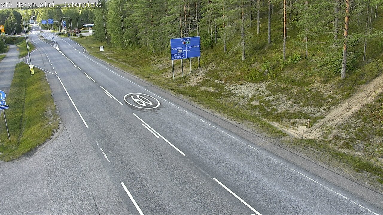 Kelikamerat Kuva Tie 5 Hyrynsalmi, Istonpitkä, Hyrynsalmi, Kainuu