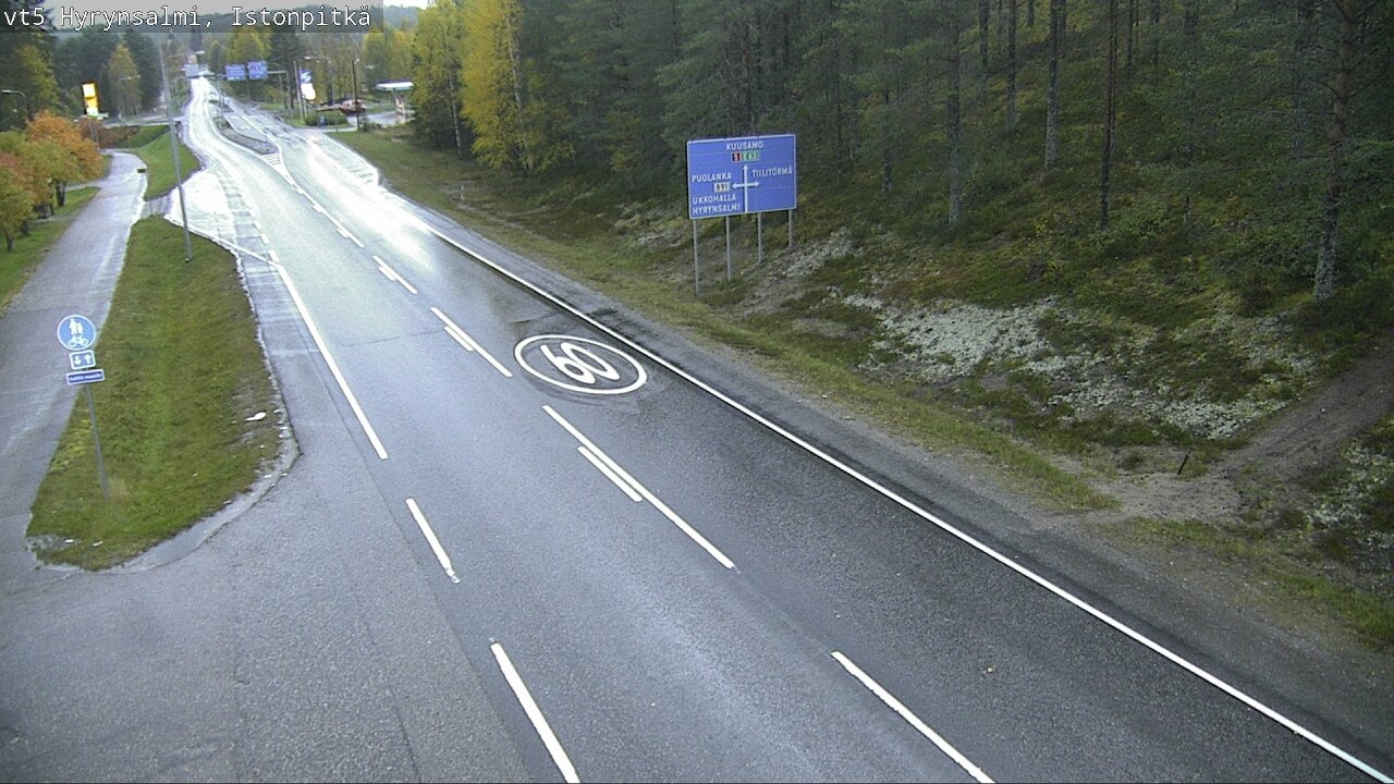 Kelikamerat Kuva Tie 5 Hyrynsalmi, Istonpitkä, Hyrynsalmi, Kainuu
