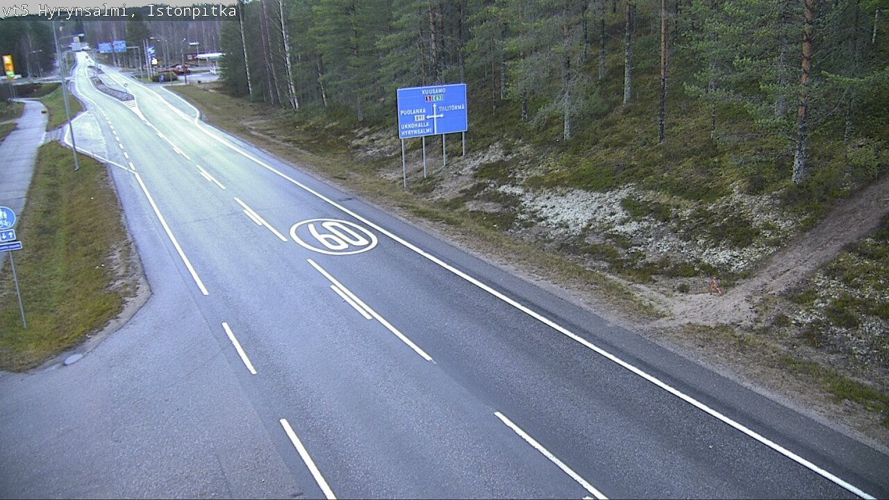 Kelikamerat Kuva Tie 5 Hyrynsalmi, Istonpitkä, Hyrynsalmi, Kainuu