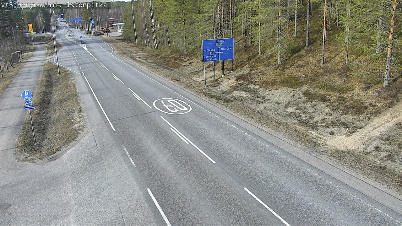 Kelikamerat Kuva Tie 5 Hyrynsalmi, Istonpitkä, Hyrynsalmi, Kainuu