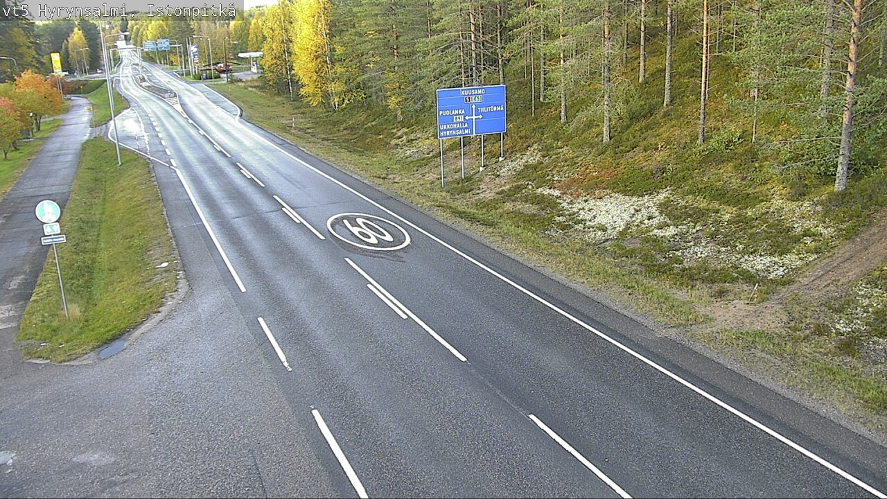 Kelikamerat Kuva Tie 5 Hyrynsalmi, Istonpitkä, Hyrynsalmi, Kainuu