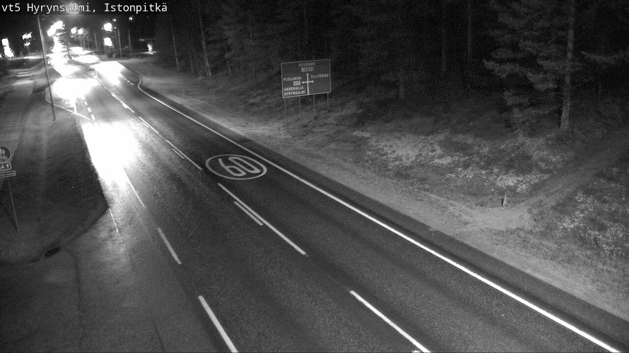 Kelikamerat Kuva Tie 5 Hyrynsalmi, Istonpitkä, Hyrynsalmi, Kainuu