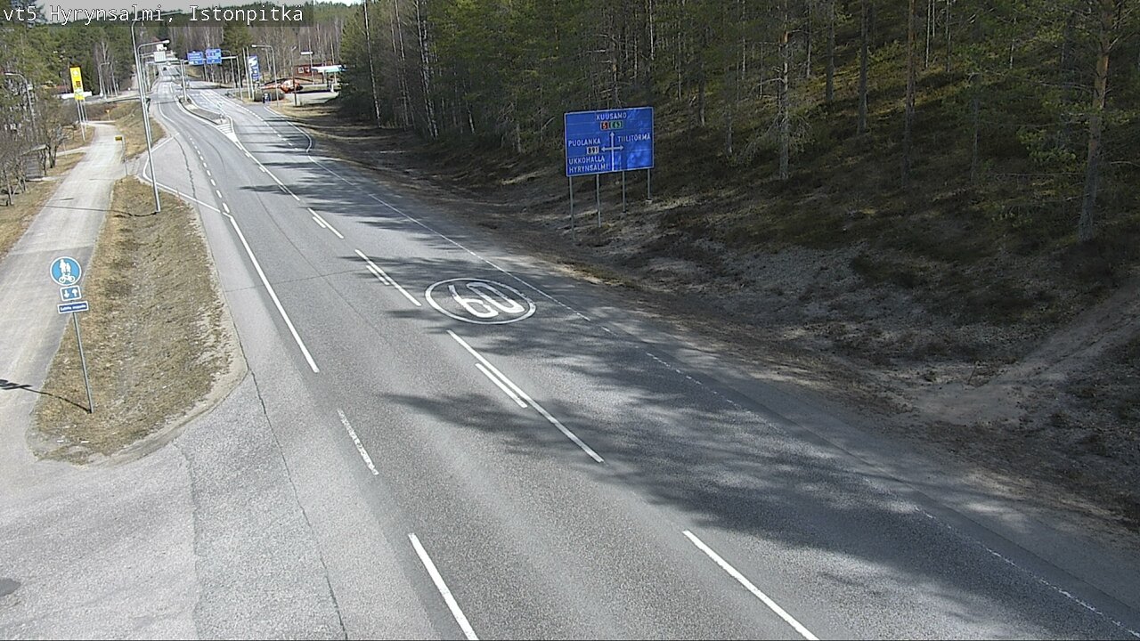 Kelikamerat Kuva Tie 5 Hyrynsalmi, Istonpitkä, Hyrynsalmi, Kainuu