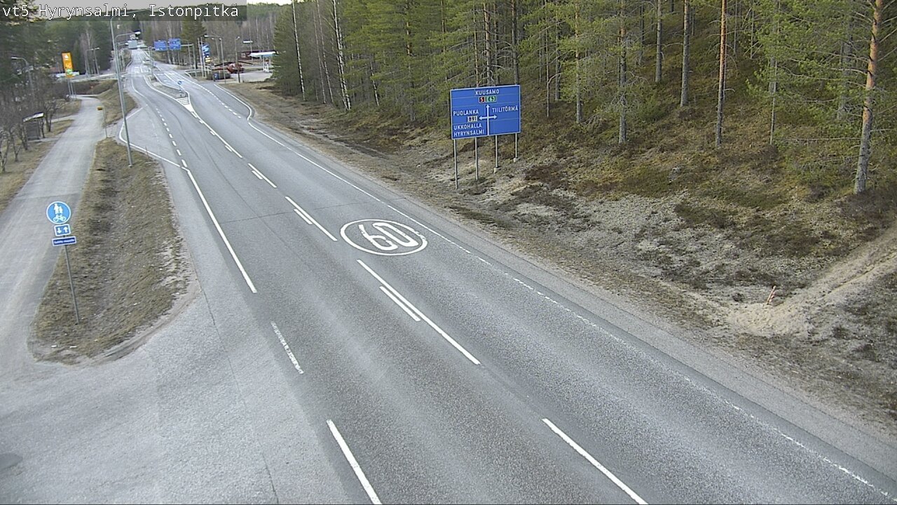 Kelikamerat Kuva Tie 5 Hyrynsalmi, Istonpitkä, Hyrynsalmi, Kainuu