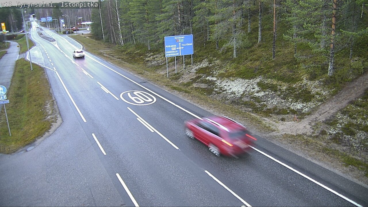 Kelikamerat Kuva Tie 5 Hyrynsalmi, Istonpitkä, Hyrynsalmi, Kainuu