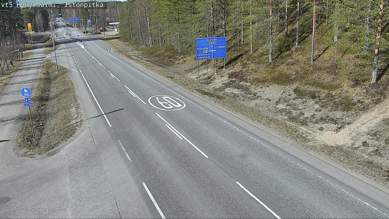 Kelikamerat Kuva Tie 5 Hyrynsalmi, Istonpitkä, Hyrynsalmi, Kainuu