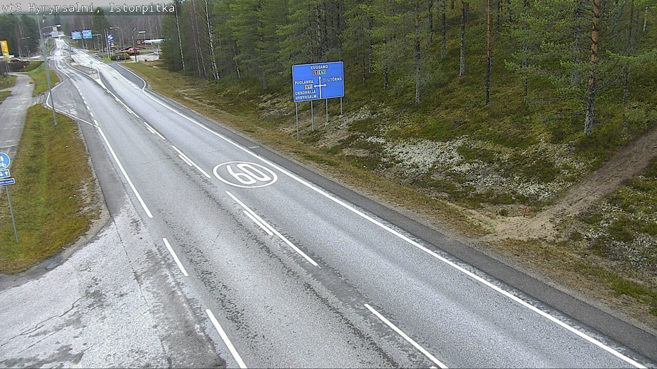 Kelikamerat Kuva Tie 5 Hyrynsalmi, Istonpitkä, Hyrynsalmi, Kainuu