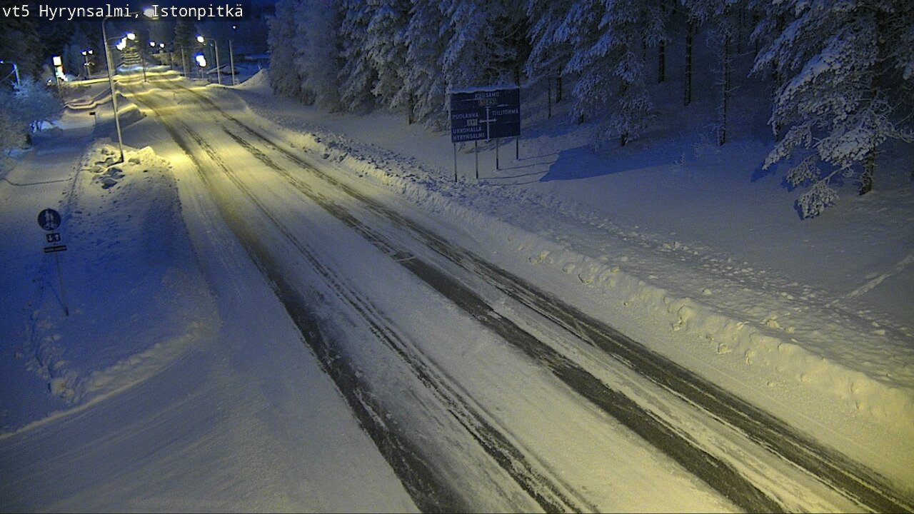Kelikamerat Kuva Tie 5 Hyrynsalmi, Istonpitkä, Hyrynsalmi, Kainuu