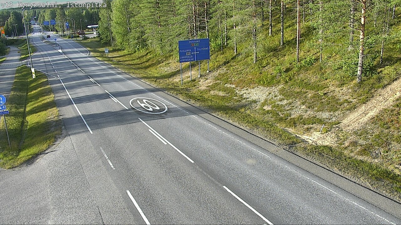 Kelikamerat Kuva Tie 5 Hyrynsalmi, Istonpitkä, Hyrynsalmi, Kainuu