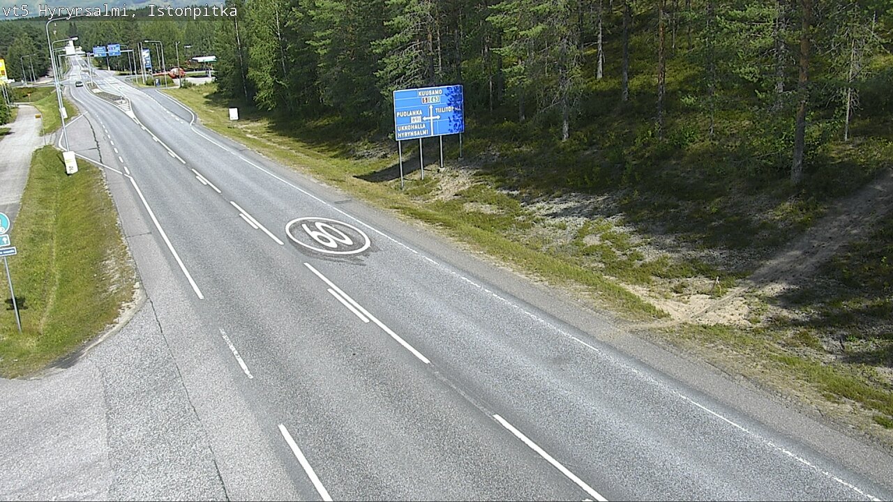 Kelikamerat Kuva Tie 5 Hyrynsalmi, Istonpitkä, Hyrynsalmi, Kainuu