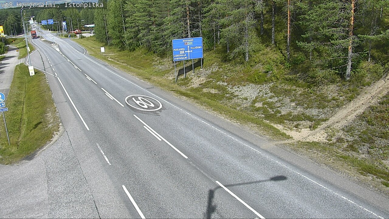 Kelikamerat Kuva Tie 5 Hyrynsalmi, Istonpitkä, Hyrynsalmi, Kainuu