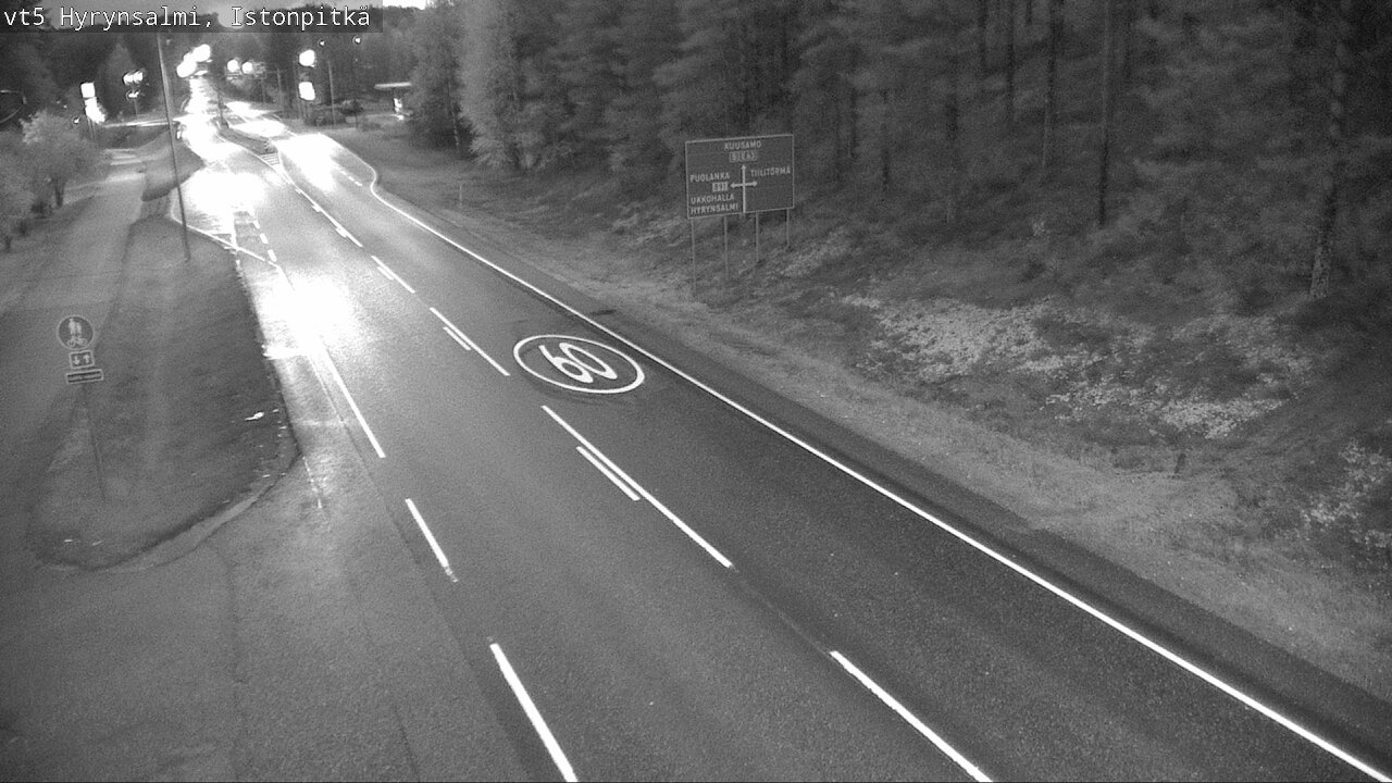 Kelikamerat Kuva Tie 5 Hyrynsalmi, Istonpitkä, Hyrynsalmi, Kainuu