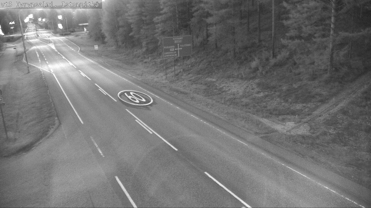 Kelikamerat Kuva Tie 5 Hyrynsalmi, Istonpitkä, Hyrynsalmi, Kainuu