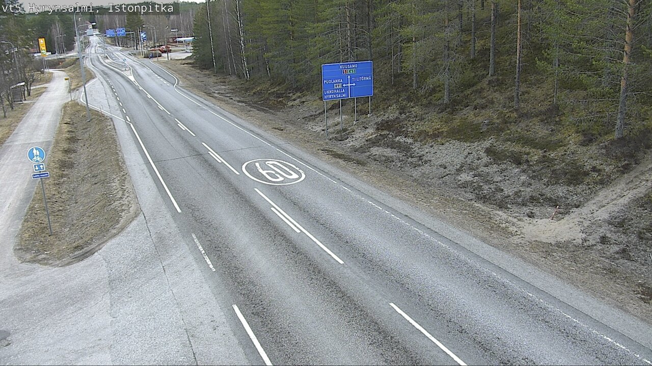 Kelikamerat Kuva Tie 5 Hyrynsalmi, Istonpitkä, Hyrynsalmi, Kainuu
