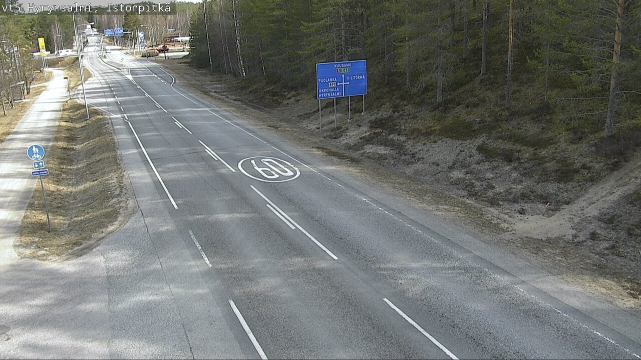 Kelikamerat Kuva Tie 5 Hyrynsalmi, Istonpitkä, Hyrynsalmi, Kainuu