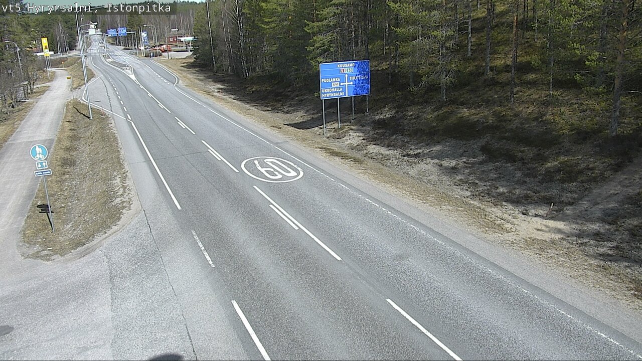 Kelikamerat Kuva Tie 5 Hyrynsalmi, Istonpitkä, Hyrynsalmi, Kainuu