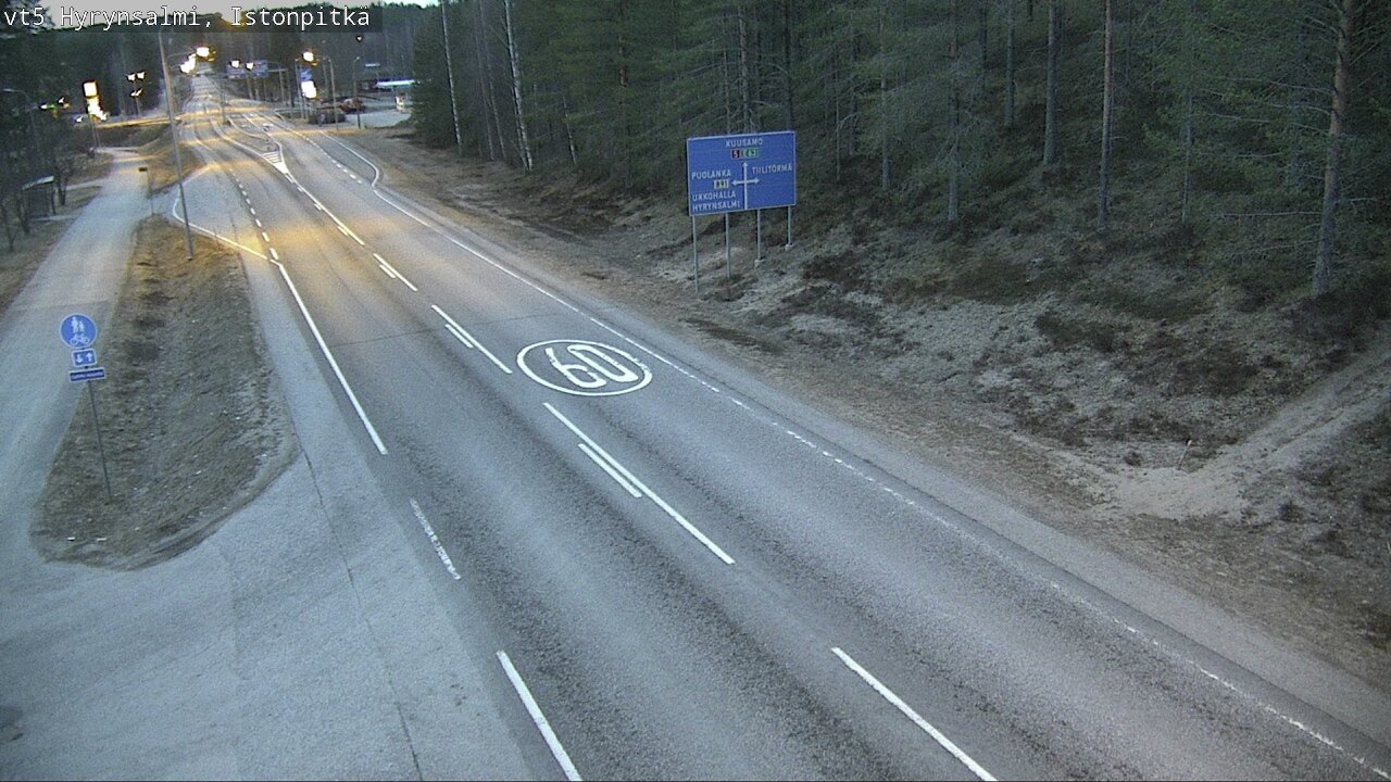 Kelikamerat Kuva Tie 5 Hyrynsalmi, Istonpitkä, Hyrynsalmi, Kainuu
