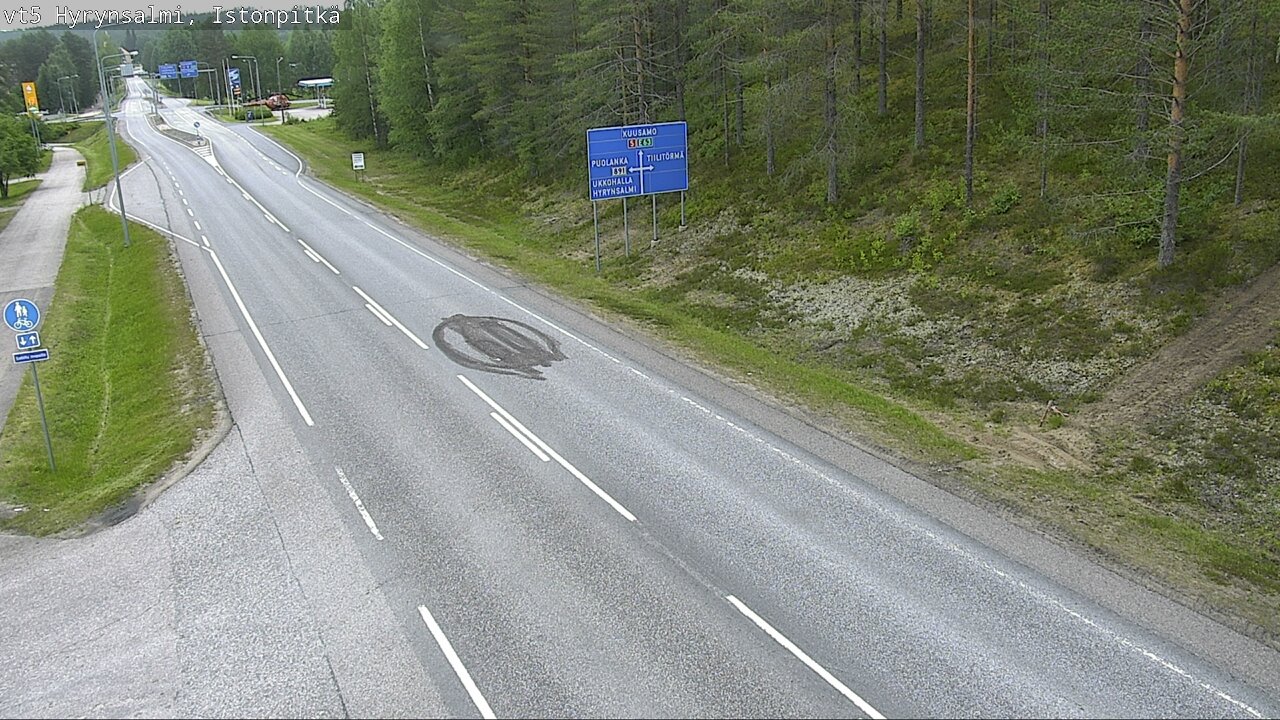 Kelikamerat Kuva Tie 5 Hyrynsalmi, Istonpitkä, Hyrynsalmi, Kainuu