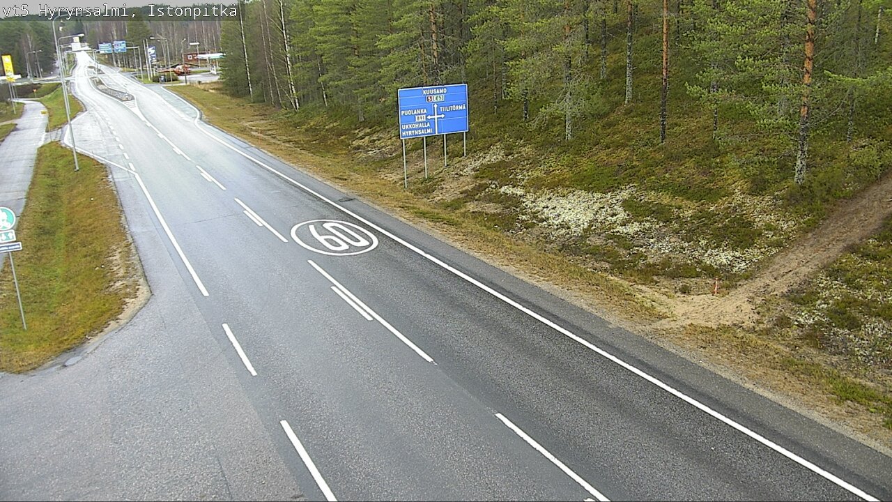 Kelikamerat Kuva Tie 5 Hyrynsalmi, Istonpitkä, Hyrynsalmi, Kainuu