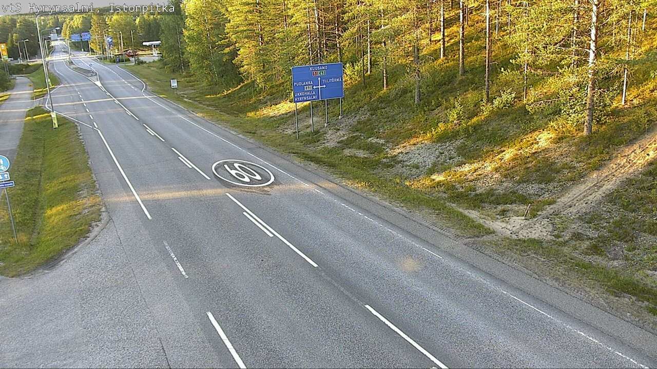 Kelikamerat Kuva Tie 5 Hyrynsalmi, Istonpitkä, Hyrynsalmi, Kainuu