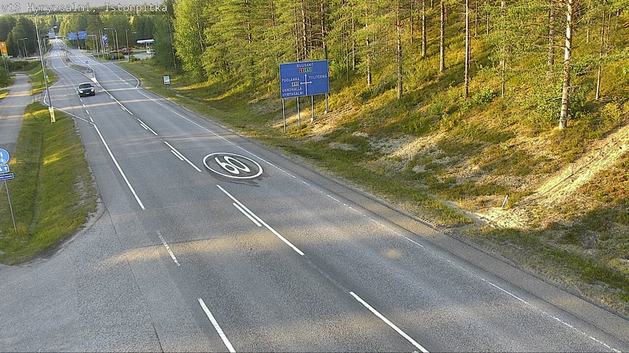 Kelikamerat Kuva Tie 5 Hyrynsalmi, Istonpitkä, Hyrynsalmi, Kainuu