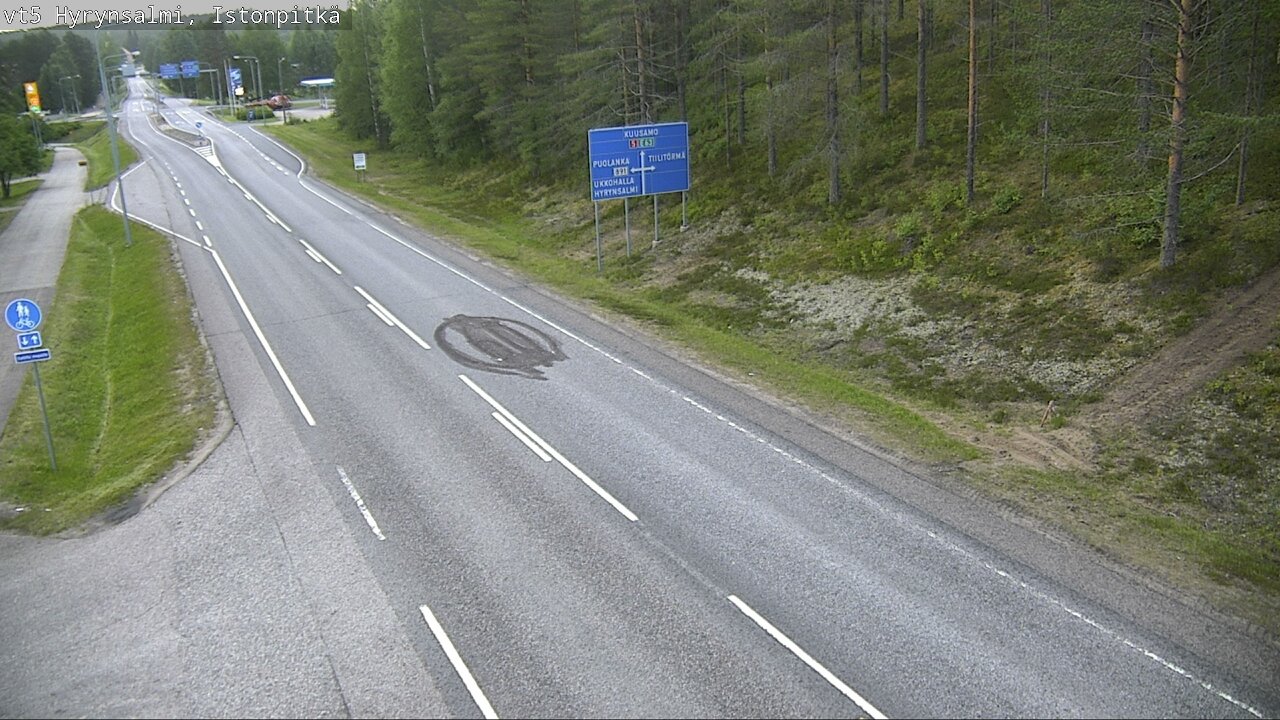 Kelikamerat Kuva Tie 5 Hyrynsalmi, Istonpitkä, Hyrynsalmi, Kainuu