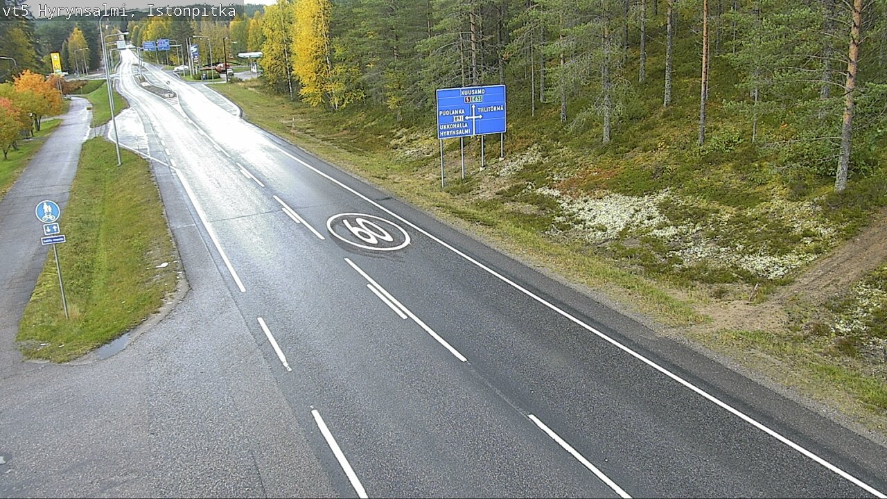 Kelikamerat Kuva Tie 5 Hyrynsalmi, Istonpitkä, Hyrynsalmi, Kainuu