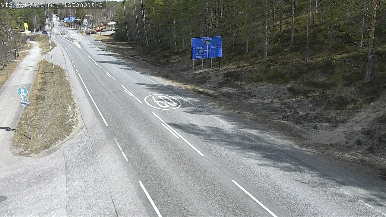 Kelikamerat Kuva Tie 5 Hyrynsalmi, Istonpitkä, Hyrynsalmi, Kainuu