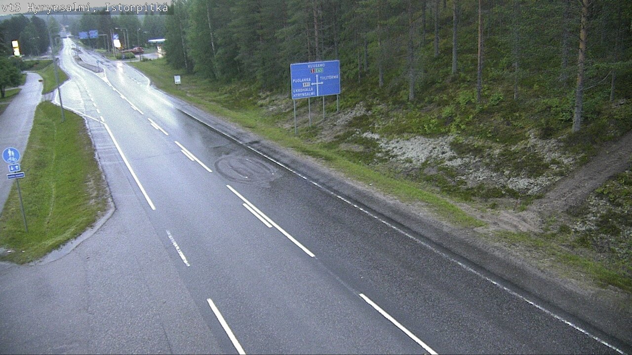 Kelikamerat Kuva Tie 5 Hyrynsalmi, Istonpitkä, Hyrynsalmi, Kainuu