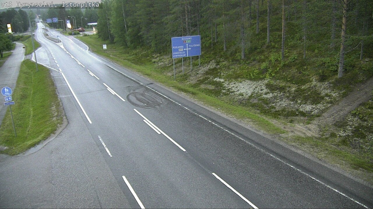 Kelikamerat Kuva Tie 5 Hyrynsalmi, Istonpitkä, Hyrynsalmi, Kainuu